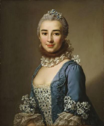 Alexandre Roslin Portrait of an unknown Lady oil painting picture